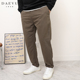 DAEVU春秋新款 休闲长裤 简约大号潮胖子小脚弹力加肥加大码 男士
