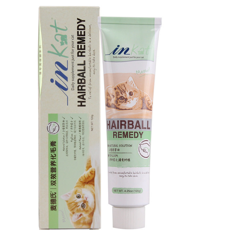 麦德氏去毛球双效营养猫化毛膏120g成幼猫视力牛磺酸营养膏120g