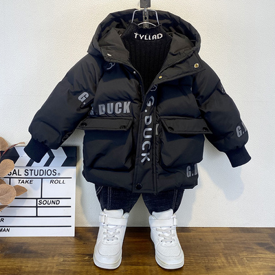 男童冬季加厚棉衣2025新款棉袄