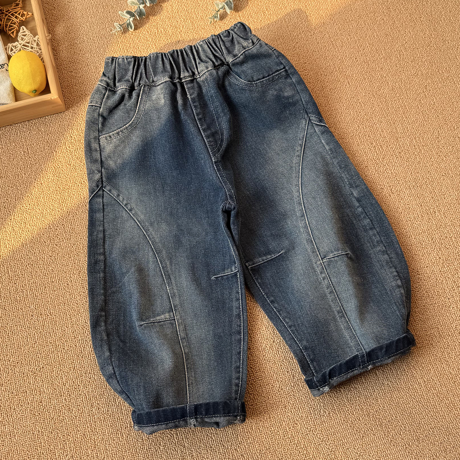 男童春秋季牛仔裤2025新款长裤子
