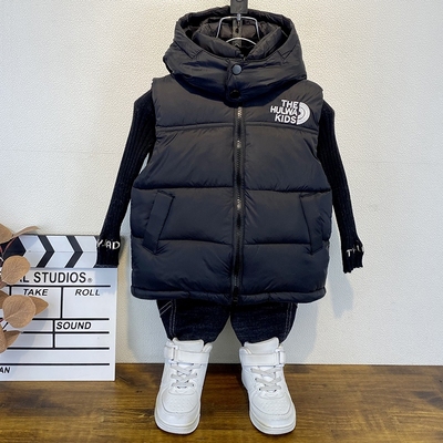 男童加厚马甲儿童秋冬马夹背心