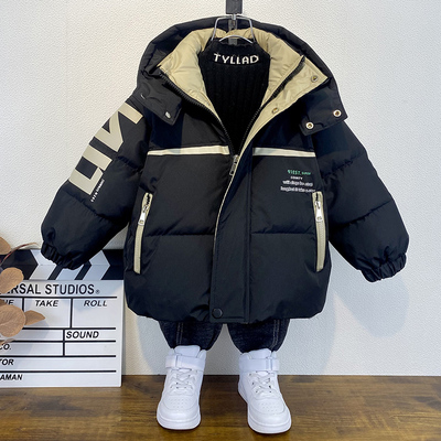 男童冬季加厚羽绒服2025新款棉袄