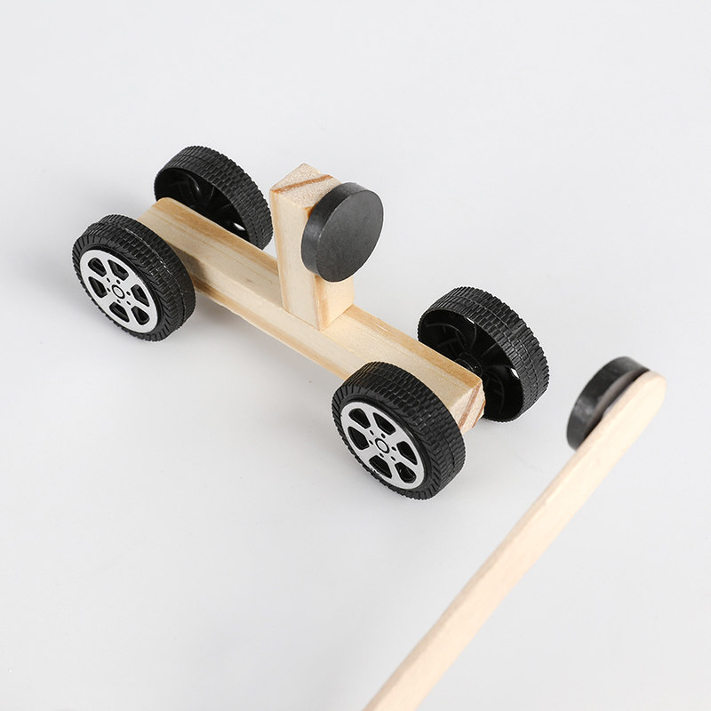 益智创意高科技拼装小车小制作手工材料diy科学实验磁力小车