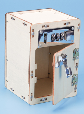 科技小制作发明diy手工益智科学生实验套装材料教具密码箱