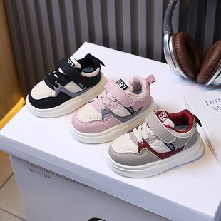 板鞋2026秋季新款宝宝运动鞋厚底板鞋男女童跑步鞋童鞋1-6岁