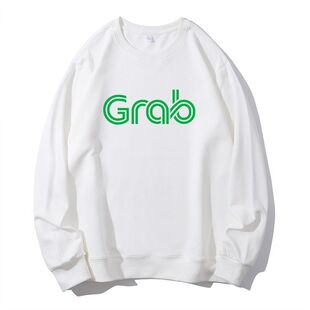 Grab东南亚泰国柬埔寨旅游纪念款潮设计男女圆领卫衣帽衫diy