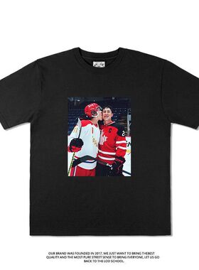 heatedrivalry巅峰对决同款短袖T恤夏季纯棉半袖潮hudsonwilliam