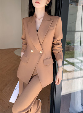 休闲西装套装女春秋高级感正装