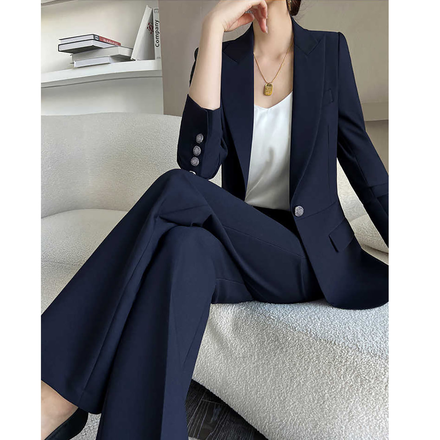 职业西装套装女高端定制设计感公务员大学生面试正装休闲工作西服
