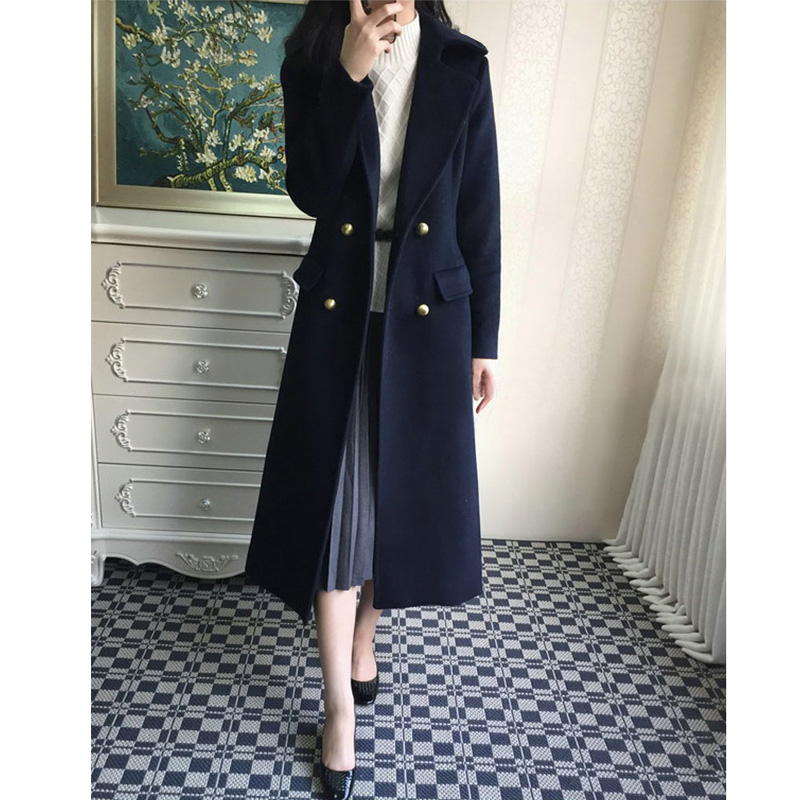 冬季高端职业装毛呢女加厚工作服