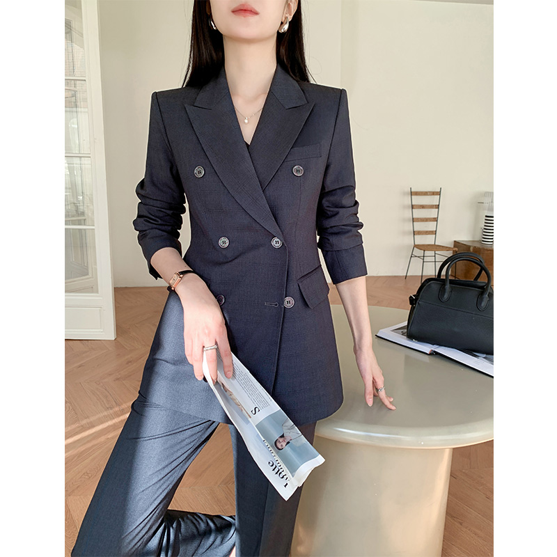 休闲西装套装女设计感小众高级感2025新款阔腿裤职业韩版马甲西服