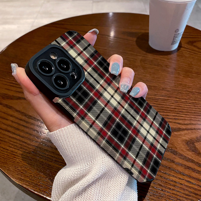 适用vivo iqoo11 10 9 pro手机壳彩色条纹格子拼接iqooneo8新款男生neo7se防摔neo6硅胶5活力7竞速版z5保护套