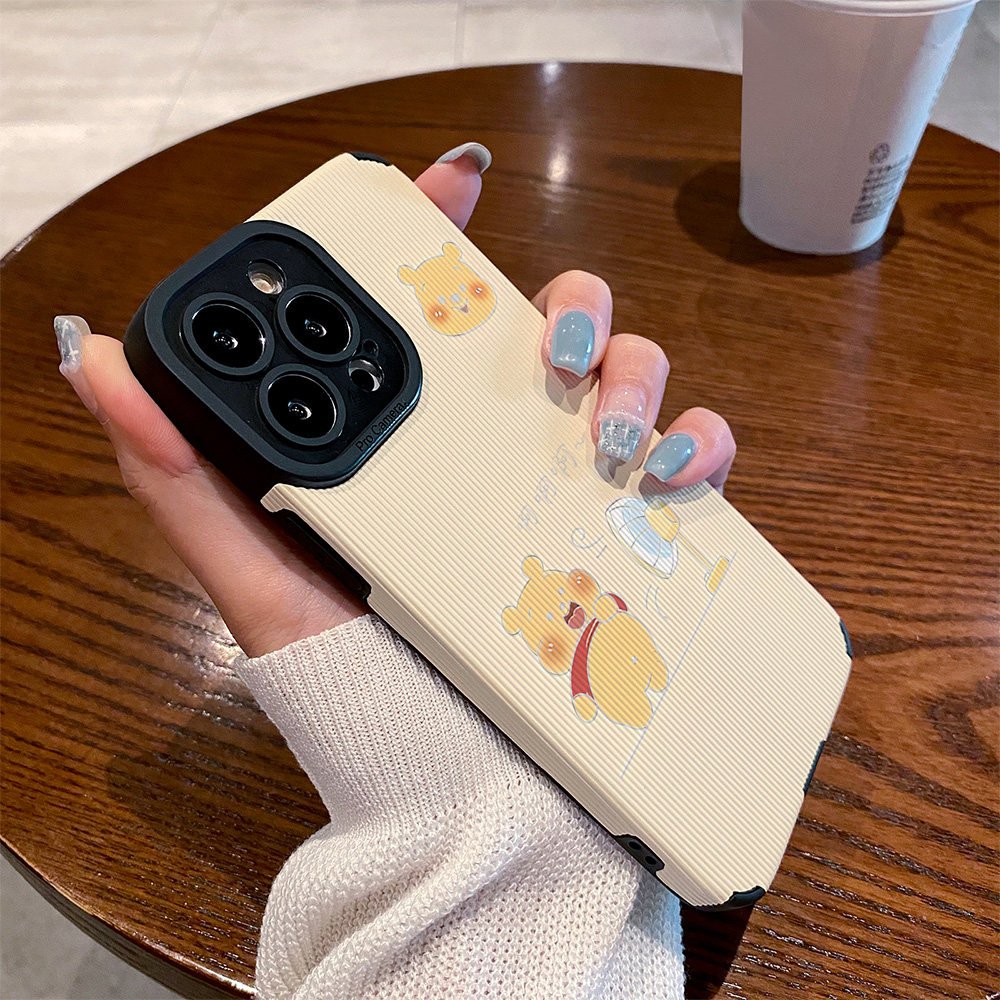 适用vivo s30手机壳s20/s19/s18/s17/s16e/s15/s30/10/pro新款s50promini皮质软防摔可爱吹风扇小熊保护套图片