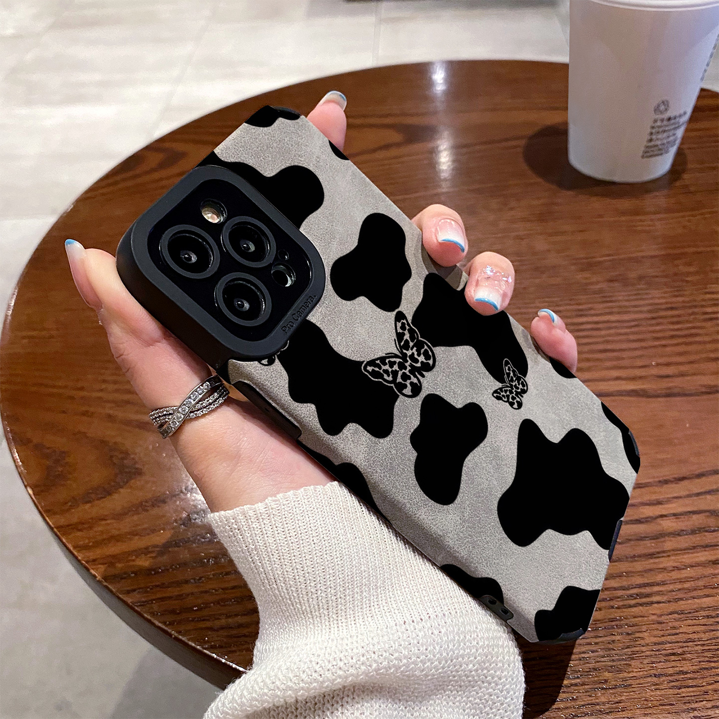 适用vivo iqoo15 13 11 9 pro手机壳iqooneo10/9/8/7se竞速防摔6软z9turbo新款秋冬翻毛皮色块豹纹蝴蝶保护套