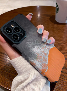 小众高级感沙滩适用vivo x60 x70 x80 x50 pro手机壳x27 x20 x23幻彩版 x80proplus保护套硅胶壳软潮男女网红