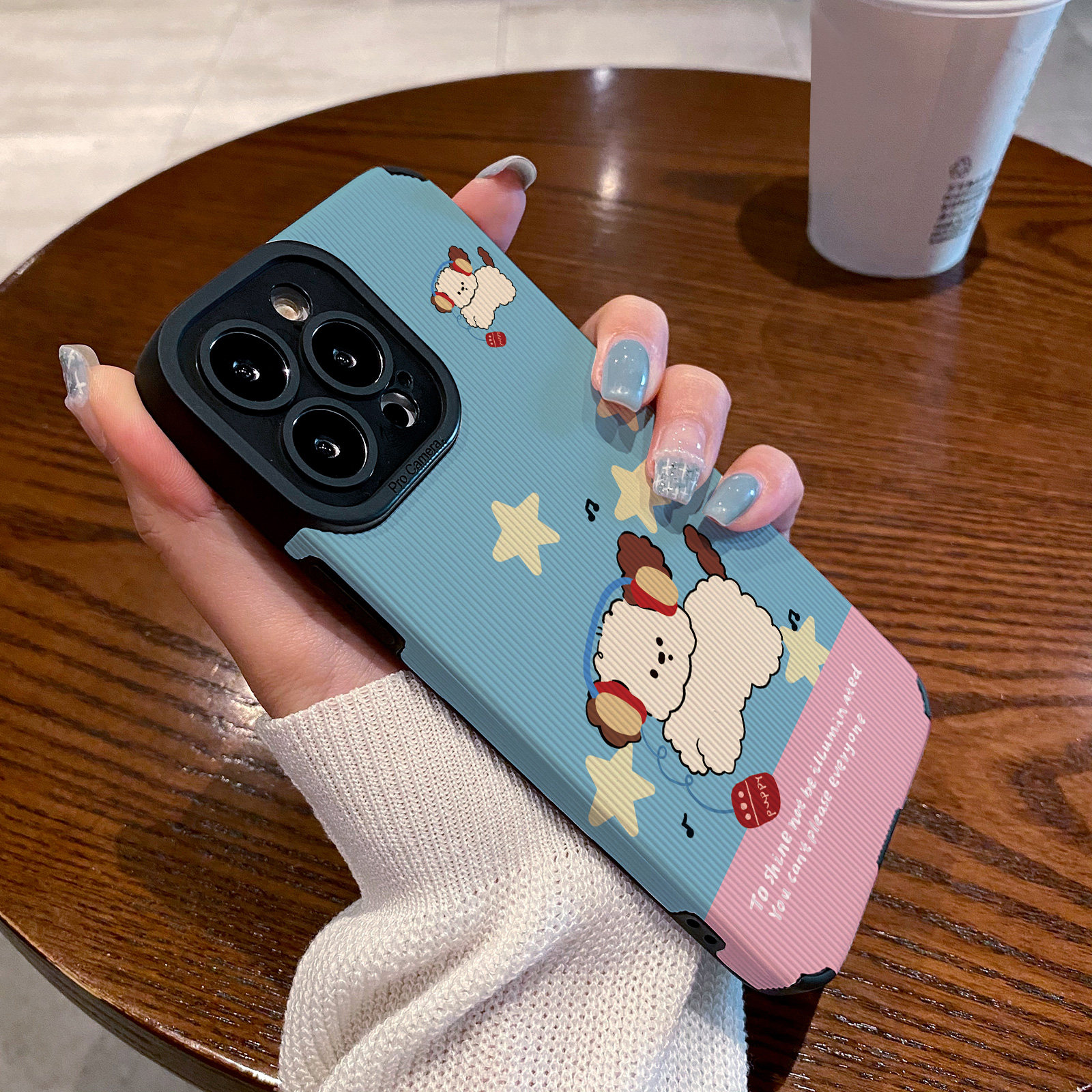 适用vivo s19手机壳s17/s16e/s15/s30/10/pro新款s9/s7/s6硅胶皮质软s16pro防摔高级拼色星星听歌小狗保护套