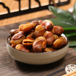 A花蜜家兰花豆牛肉味268g袋装小包装蚕豆休闲零食下酒菜小吃干货