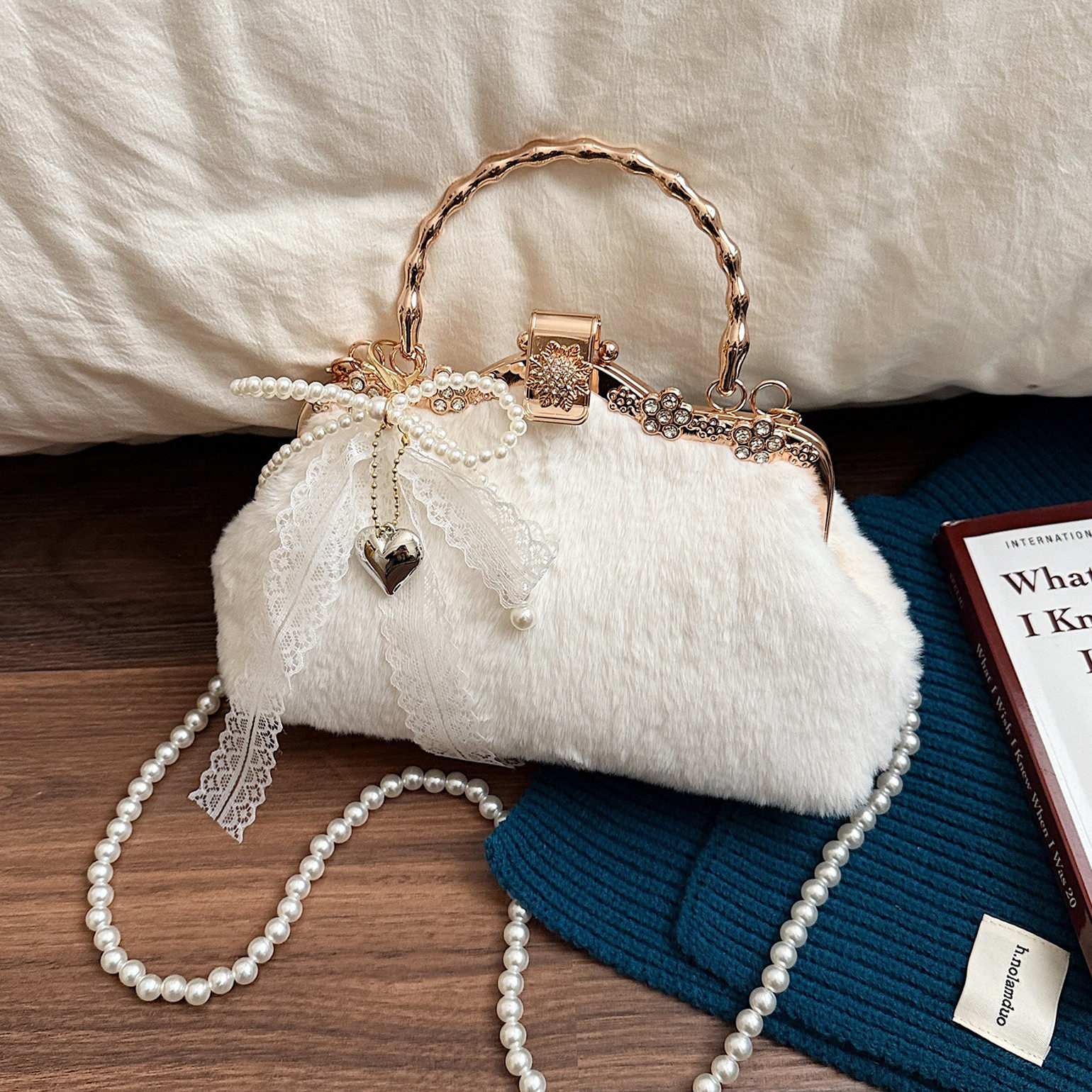 时尚大容量夹口女包女士单肩斜挎包古风珍珠手提包礼服包旗袍包,箱包皮具/热销女包/男包,通用款女包,淘宝优惠券,粉丝福利购,淘宝优惠卷