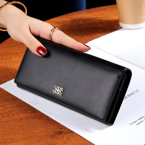 日韩时尚大容量长款钱包女零钱包