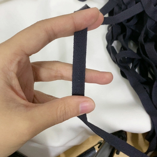 包邮 1公分碳灰色纯棉压领条 满28 20米 6元