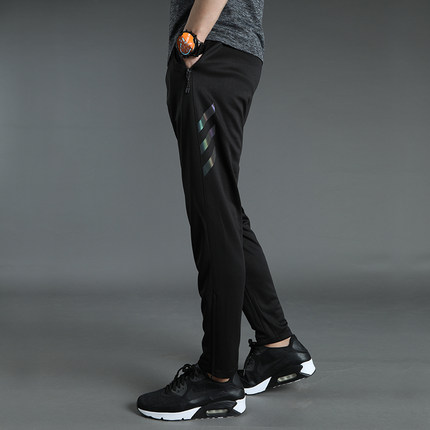 运动裤男长裤春秋季休闲直筒裤宽松韩版潮流速干小脚足球训练裤子