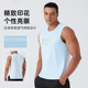 运动背心男新款 T恤户外休闲跑步篮球训练透气速干上衣夏 字母无袖