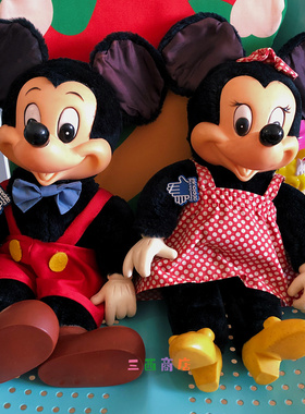 三西商店丨迪士尼applause古董胶皮脸米奇米妮