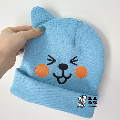 三西商店丨日本可口可乐公司Qoo酷儿针织帽围巾套装