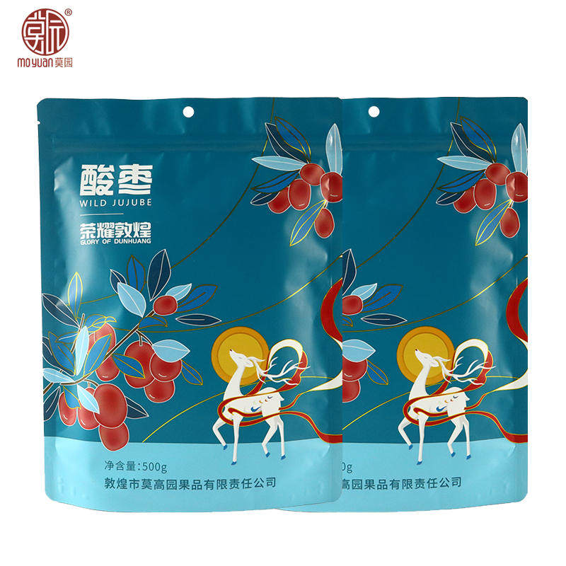 莫园敦煌酸枣500g新鲜酸枣果偏甜微酸小红枣原味无添加甘肃特产