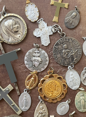 法国PENIN大师雕刻浮雕牌奖章坠