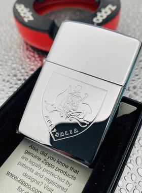 ZIPPO正品防风打火机 全新1998年9月I镜面澳大利亚同龄年份代老机