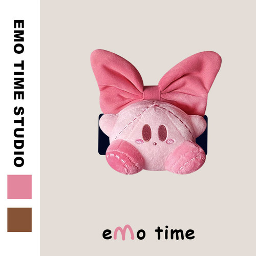 emo 原创羽结卡比蝴蝶结汽车门把套车内拉手保护车顶扶手套车装饰