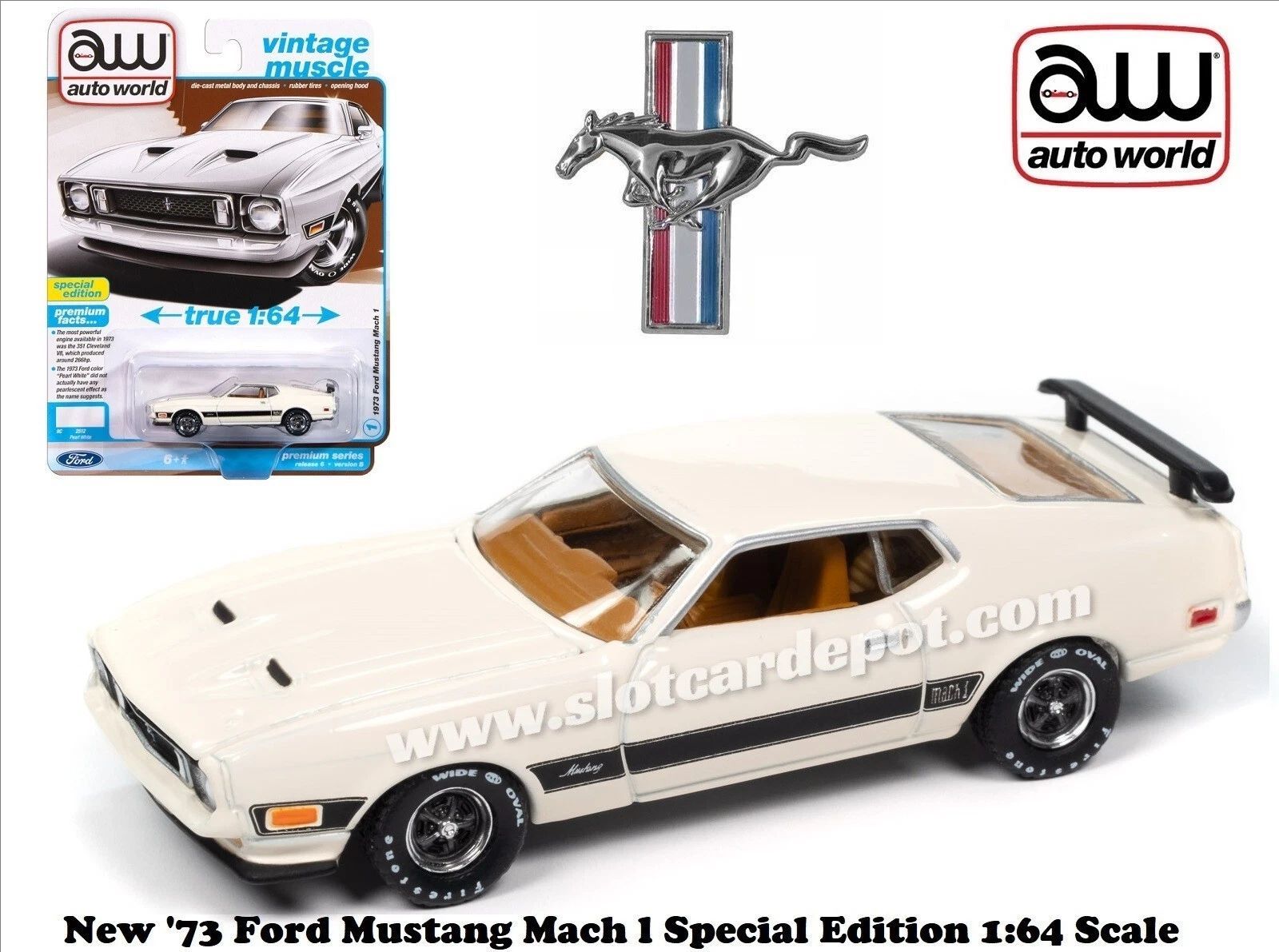 1/64-019 autoworld  1973年款福特野马Mach 1
