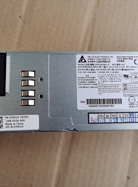 戴尔Dell Force10 S6000-DC-R电源800W J9KG5 DPS-800AB-5 A