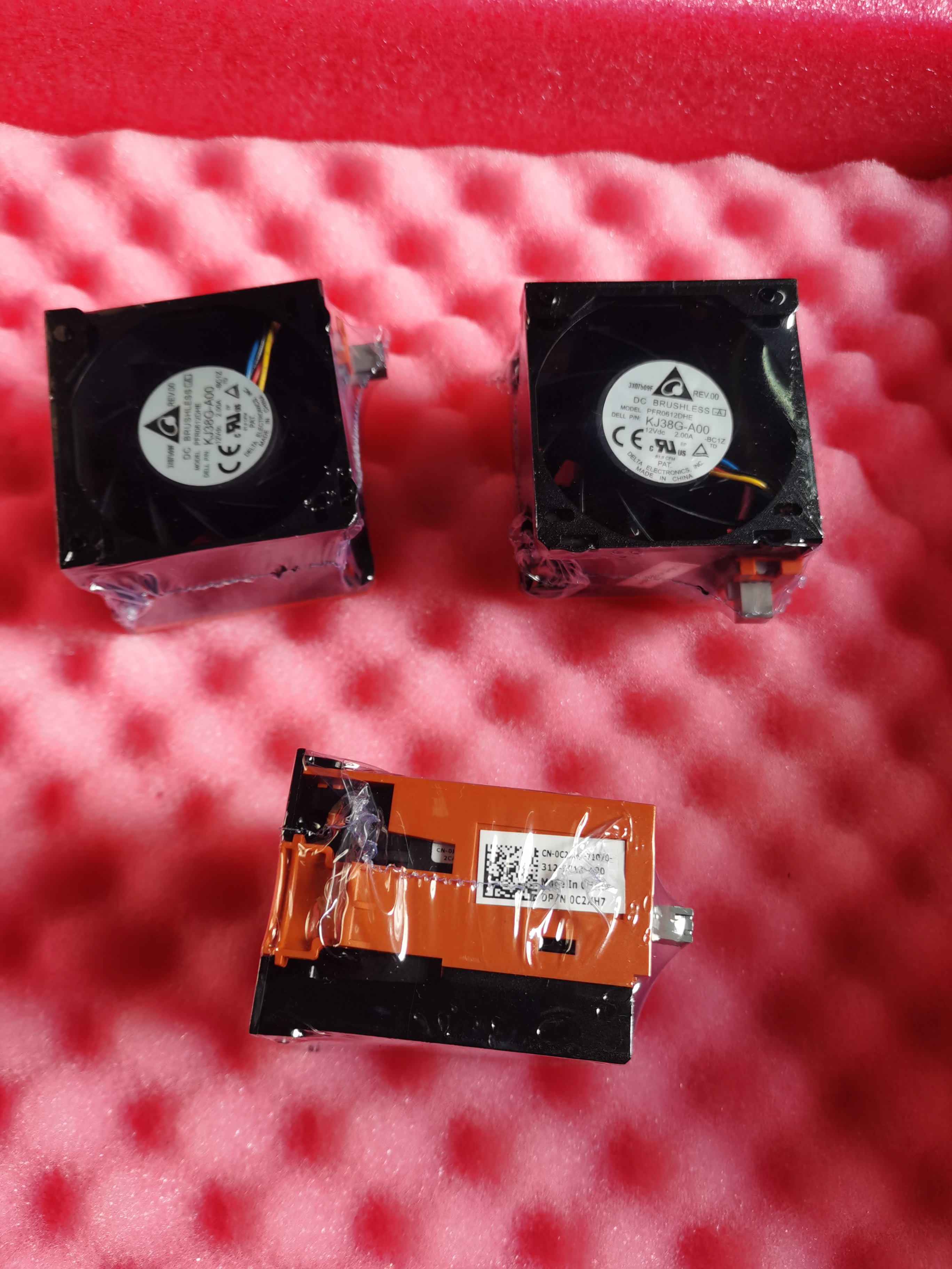 全新戴尔DELL R720 R730 XD R820服务器风扇 KJ38G PFR0612DHE