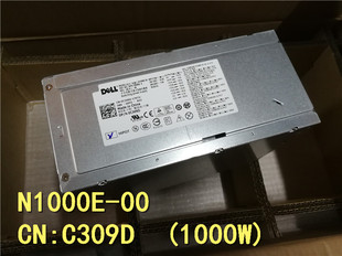 NPS 戴尔原装 1000BB N1000E C309D Dell T7400工作站电源1000W