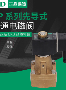 CKD正品先导式2通电磁阀AP11-10A-02H-DC24V/AP11-25A-C4A-AC220V