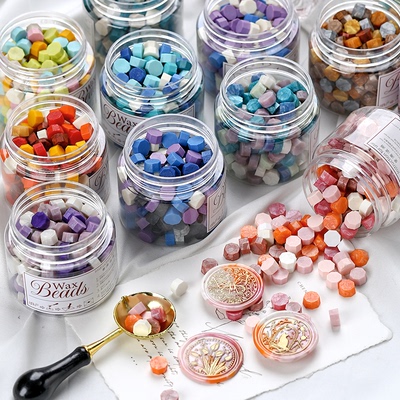 定制火漆印章礼盒装八角形蜡粒