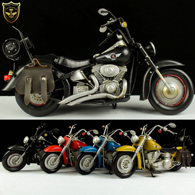 哈雷摩托车模型金属16长约39CM