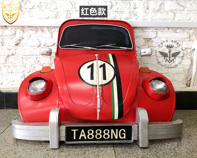 铁艺红色储物箱工业风复古装饰