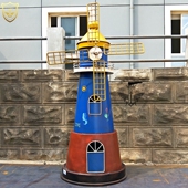 大风车 仿真模型摆件 酒吧咖啡店餐饮店 1.8米 工业风LOFT软装 饰