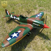 纯手工1940单翼战斗机模型 饰摆件 咖啡店主题餐厅家居装