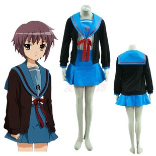 动漫cosplay服饰凉宫春日的忧郁长门有希装1代水手服卫衣冬装校服