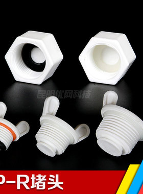 ppr外丝内丝堵头 4分6分PPR外牙内牙堵头PPR水管闷头管件配件