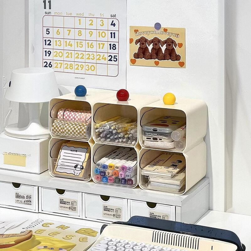 小样收纳盒桌e面带抽屉奶油风口红杂物整理柜盒子化妆品透明置物,收纳整理,桌面收纳盒,淘宝优惠券,粉丝福利购,淘宝优惠卷