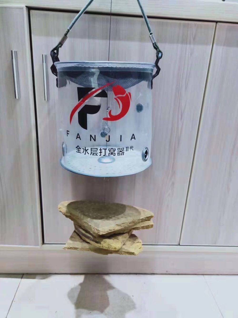 筏钓打窝器活虾泥j鳅糠饼活饵水下打窝器打窝笼沉底定层诱鱼打窝