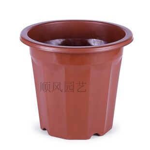 花圃敞口圆形塑料多边高脚花盆阳E台小花盆盆塑料花盆花卉园艺