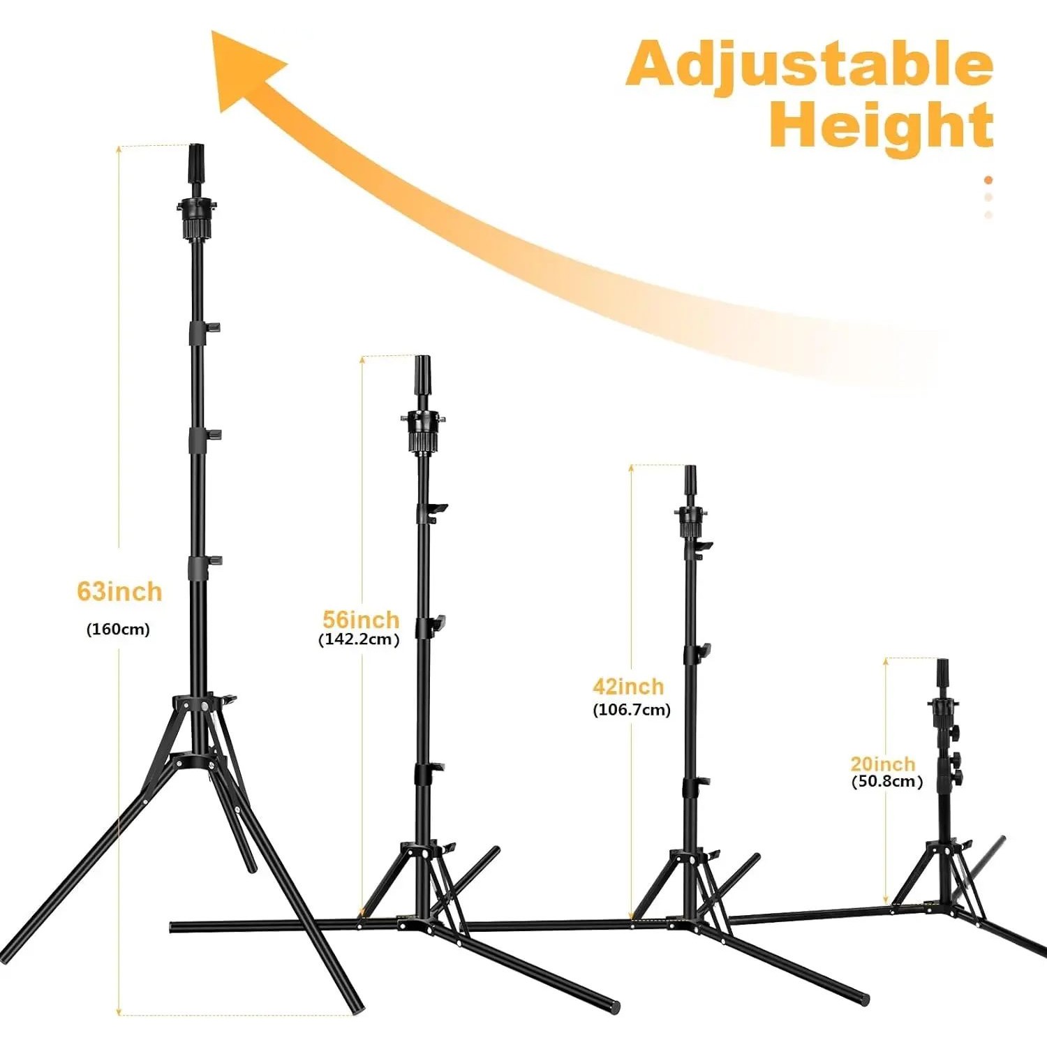 Mannequin Head Stand, Adjustable Wig Stand, Reinforced Metal