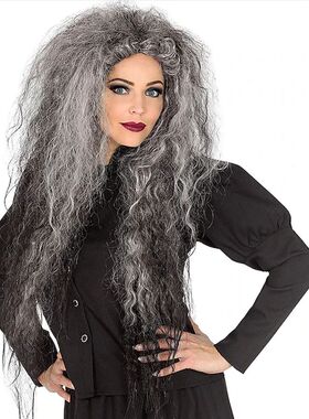 HAIRJOY  Synthetic Hair Wild Witches Wig Grey Halloween Cosp