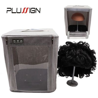 Plussign One Size Wig Storage Box For Toupee Closure Frontal